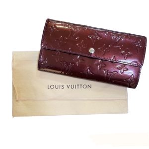 ルイ・ヴィトン ヴェルニ ポルトフォイユ･サラ アマラント M93524