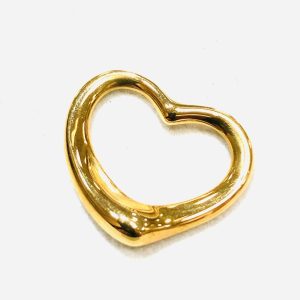 Tiffany & Co ティファニー オープンハート K18 ネックレストップ