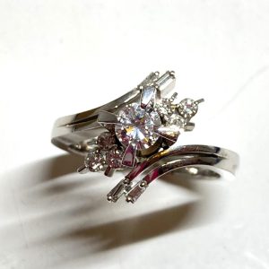 Pt900 0.359ctダイヤモンドリング