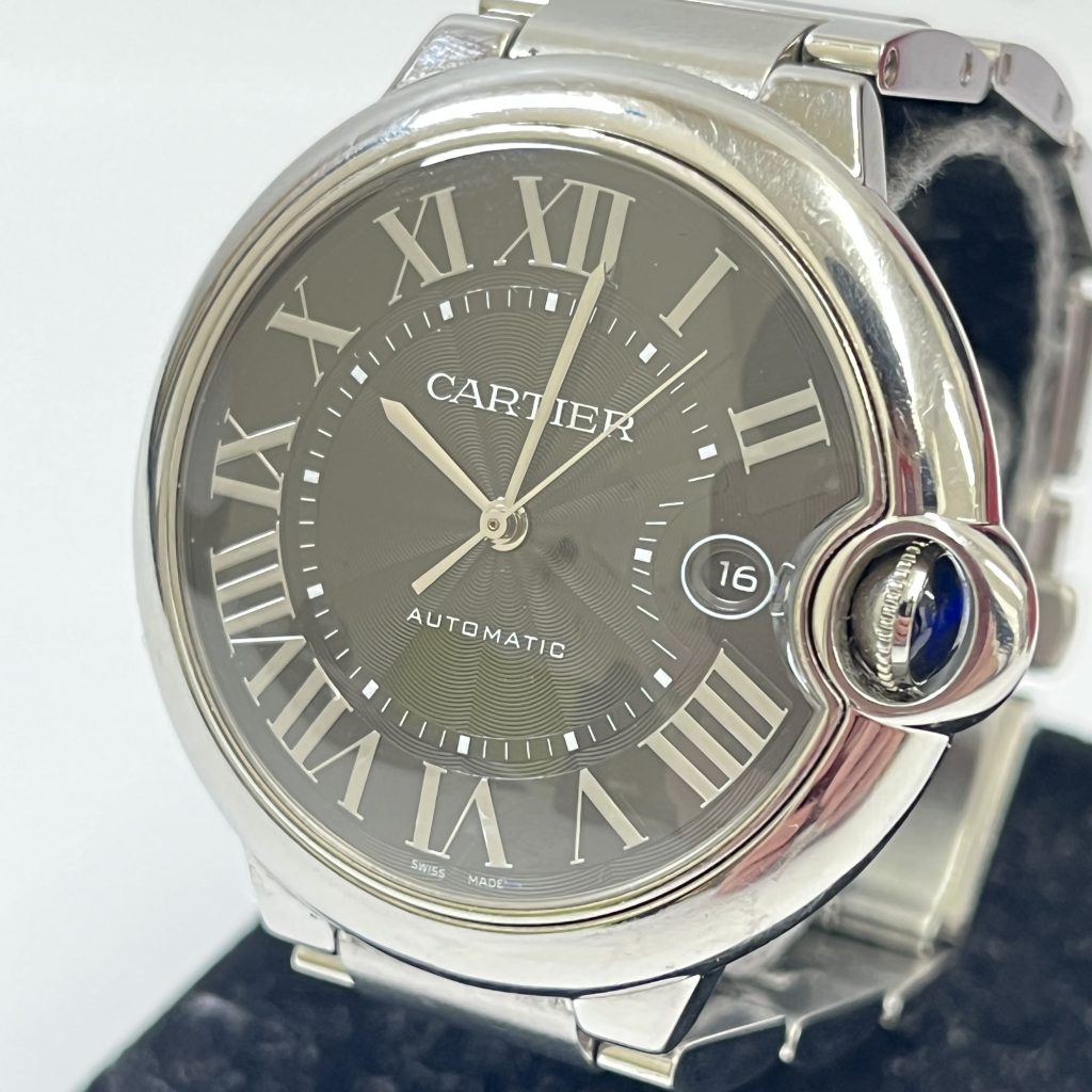 Cartier バロンブルー 黒文字盤 腕時計