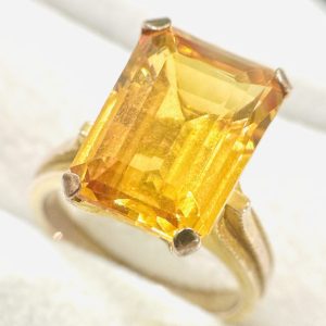 K18（18金）シトリンリング