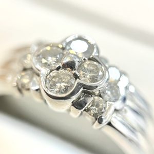 Pt900 プラチナ900 メレダイヤリング