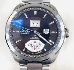 TAGHEUER タグホイヤー グランドカレラ GMTキャリバー8