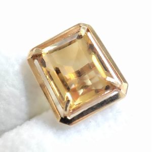 K18シトリン ピアス