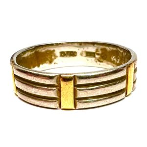 K18 Pt900コンビリング　アクセサリー