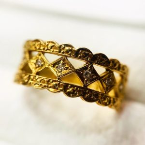 k18　メレダイヤリング