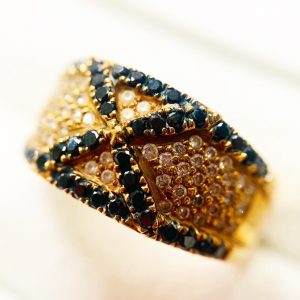 K18 メレダイヤモンドリング