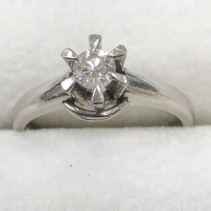 Pt900 リング 0.21ct ダイヤモンド