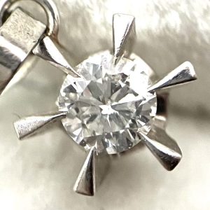 Pt900 ダイヤネックレス 0.46ct