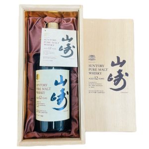 サントリー ウイスキー 山崎 酒 ピュアモルト 特級 12年 箱あり