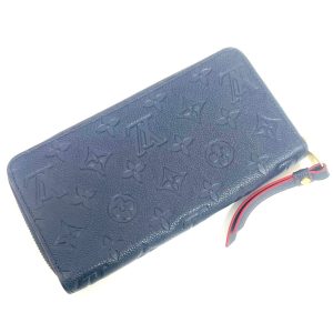 LOUIS VUITTON ルイヴィトン ジッピーウォレット モノグラムアンプラント マリーヌルージュ 長財布 M62121