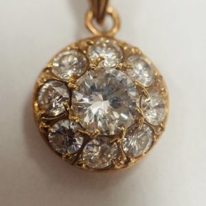 K18(18金) ダイヤモンド 0.7ct付き ネックレス アクセサリー