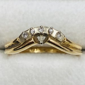 K18WG(18金ホワイトゴールド) メレダイヤ付 リング アクセサリー