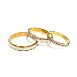 K18/Pt900　コンビリング