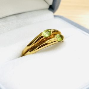 K18(18金) リング 石付き アクセサリー