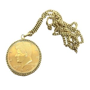 K18 コイン ネックレス