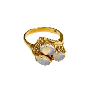 K18 ウォーターオパール　リング