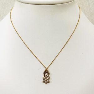 K18 メレダイヤ1ct付ネックレス