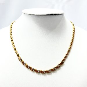 K18 0.52ctメレダイヤ ネックレス