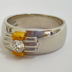 Pt900 K18 コンビリング