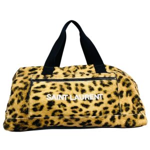 SAINT LAURENT サンローラン レオパード ボストンバッグ