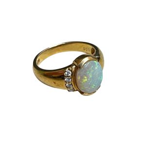K18 リング オパール