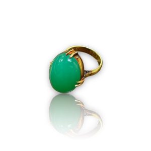 K18 翡翠 リング