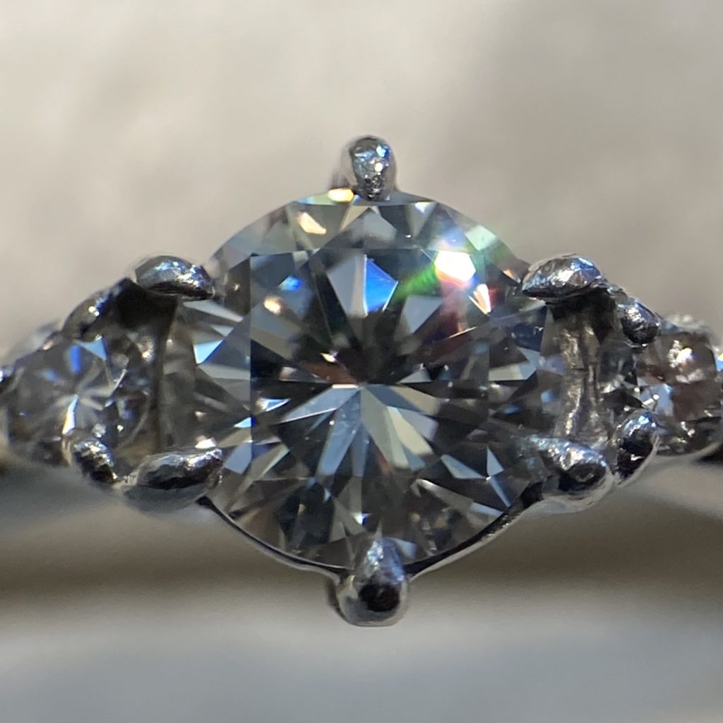 Pt900 0.38ct ダイヤモンドリング