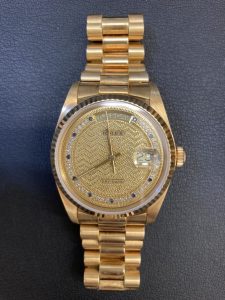 ROLEX DATEJUST 金無垢をお買取