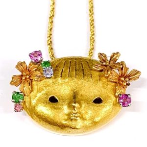 K18/Pt900 ネックレス