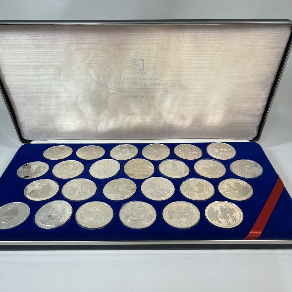 フランクリンミント 新世界の発見500周年記念 コイン・コレクション 25枚 銀貨