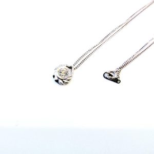 Pt850Pt900トップ付きネックレス