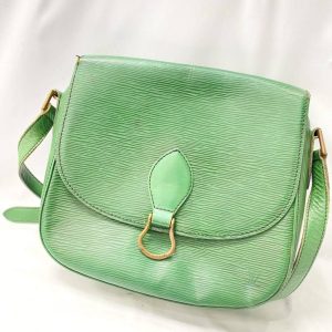 Louis Vuitton ルイヴィトン サン・クルー エピ グリーン ショルダーバッグ