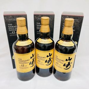 サントリー ウイスキー 山崎 シングルモルト 12年 箱あり 酒 おまとめ