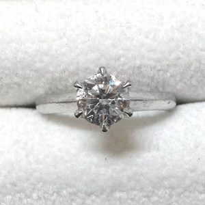 Pt900ダイヤリング　1.1ct