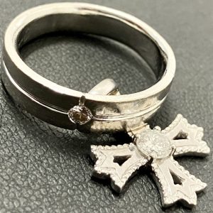 K18WGリング / K18WGトップ / ダイヤモンド