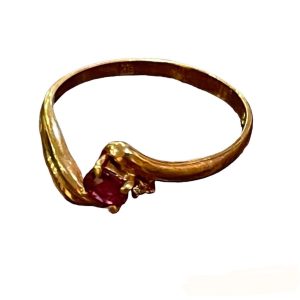 K18 ルビーリング