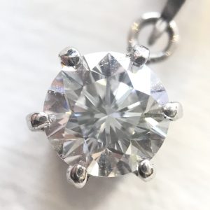 Pt850 ネックレス ダイヤモンド 0.36ct