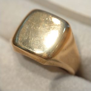 K18 印台リング 18金 750