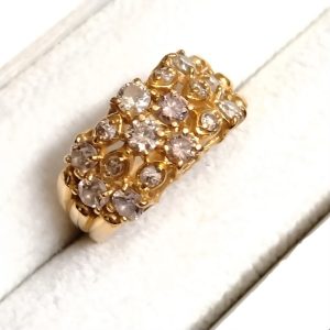 K18 メレダイヤ 1.00ct リング