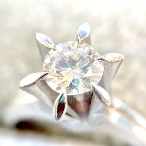 Pt950 リング ダイヤモンド 1.1ct