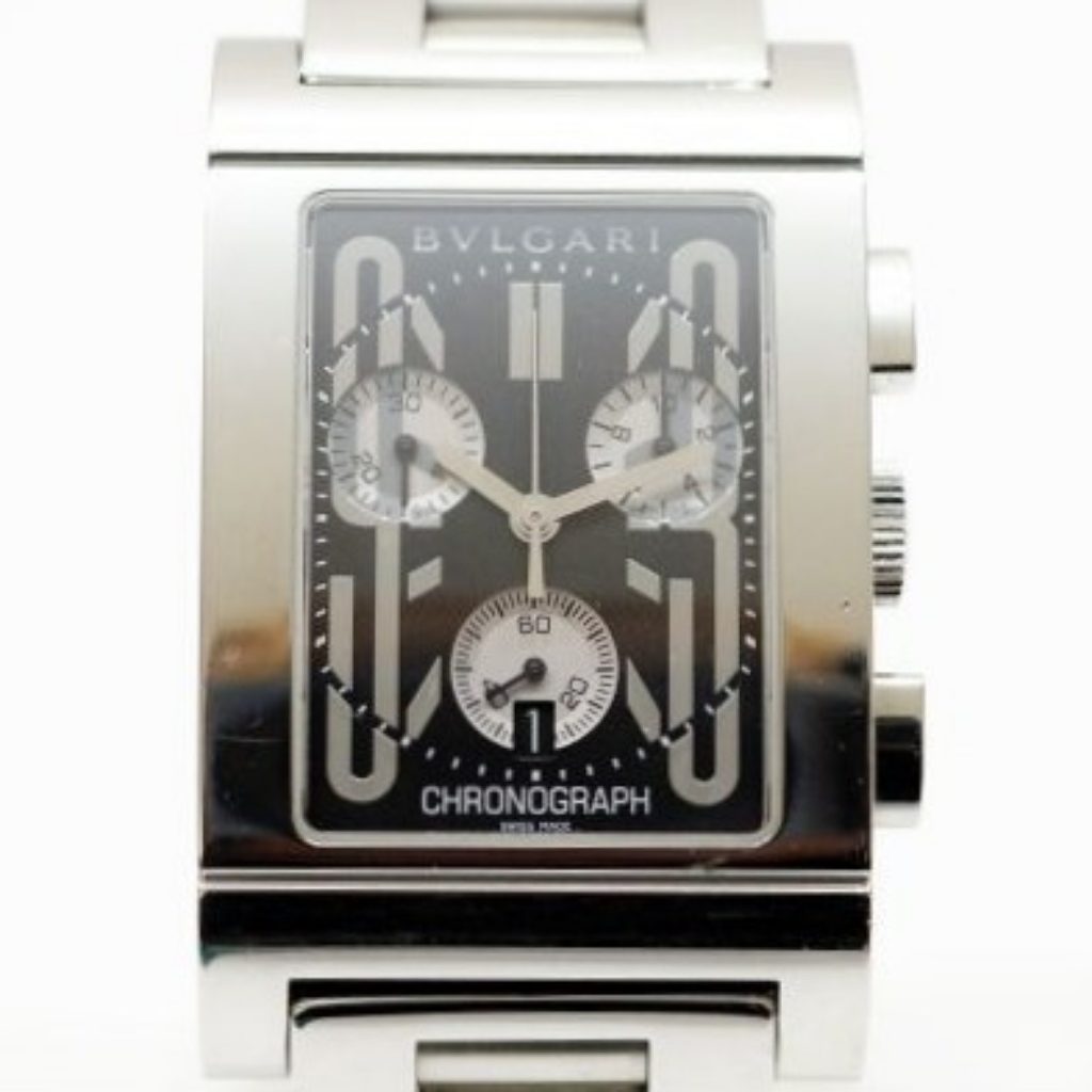 ブルガリ BVLGARI レッタンロゴ RTC49S クロノグラフ クオーツの買取 