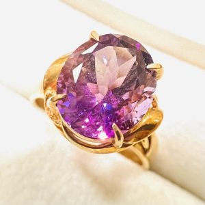 K18(18金)  アメジストリング