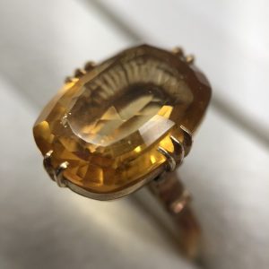 K18 シトリン リング