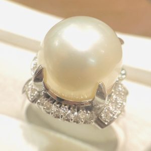 Pt900(プラチナ900) パールリング