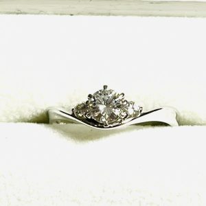 Pt950 ダイヤモンド リング 指輪