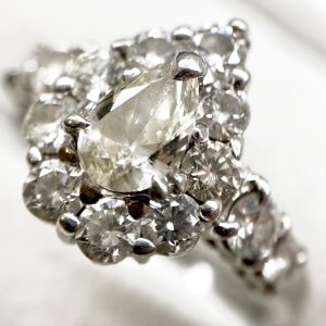 Pt900 ダイヤモンド リング