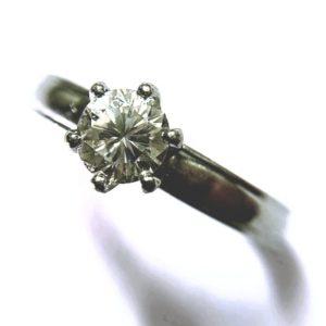 ダイヤモンド 0.522ct Pt900 リング