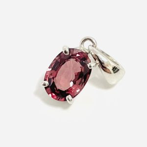Pt900 ルビー付ネックレストップ