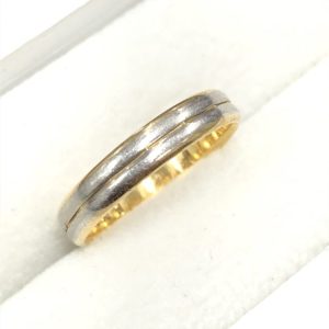 K18/Pt900 リング 指輪 コンビ製品